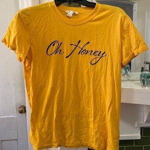 Mustard Yellow Graphic Tee